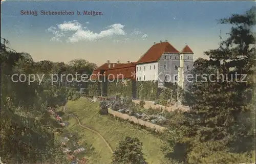 Meissen Elbe Sachsen Schloss Siebeneichen Kat. Meissen