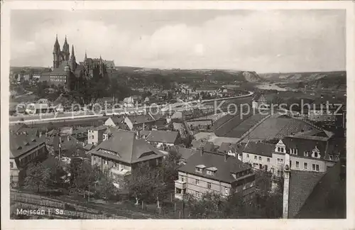 Meissen Elbe Sachsen Albrechtsburg Kat. Meissen