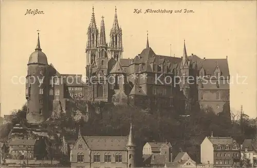 Meissen Elbe Sachsen Albrechtsburg Dom Kat. Meissen