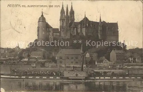 Meissen Elbe Sachsen Albrechtsburg Dom Kat. Meissen