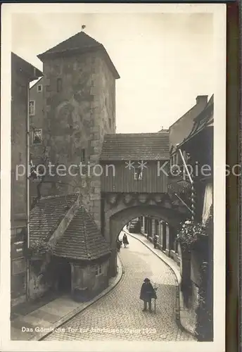 Meissen Elbe Sachsen Goernische Tor  Kat. Meissen