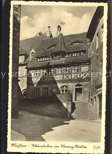 Meissen Elbe Sachsen Weinstuben von Vincenz Richter Kat. Meissen