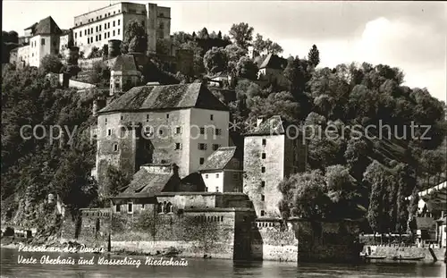 Passau Veste Oberhaus Wasserburg Niederhaus Kat. Passau