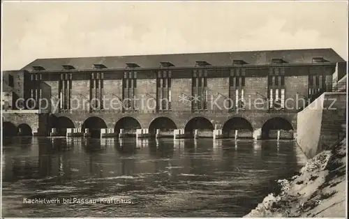 Passau Kachletwerk Krafthaus Trinks Postkarte Kat. Passau