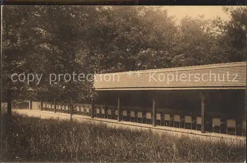 Kreischa Sanatorium Neue Liegehalle Kat. Kreischa Dresden