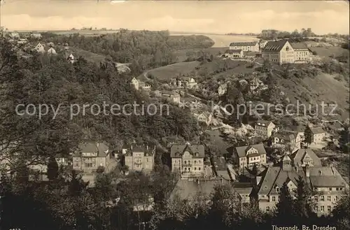 Tharandt Blick ins Tal Kat. Tharandt