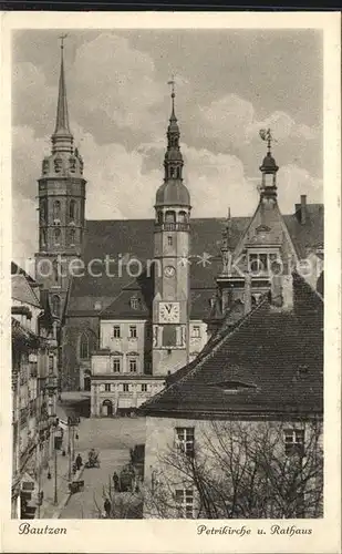 Bautzen Petrikirche Rathaus Serie Deutsche Heimatbilder Kat. Bautzen