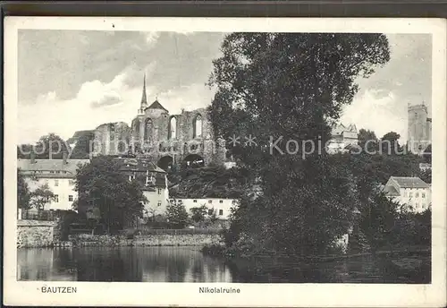 Bautzen Nikolairuine Kat. Bautzen