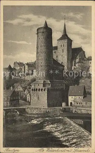 Bautzen Alte Wasserkunst Spreewehr Kat. Bautzen