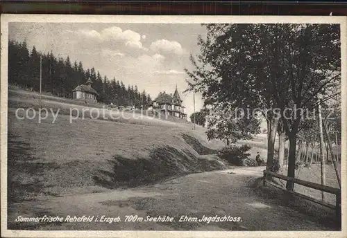 Rehefeld Zaunhaus Jagdschloss Kat. Altenberg