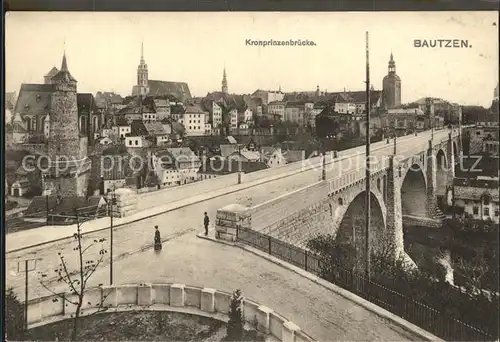 Bautzen Kronprinzenbruecke Kat. Bautzen