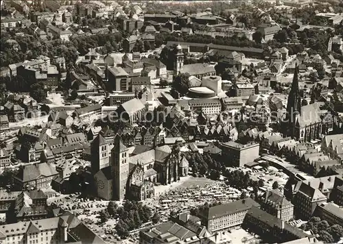 Muenster Westfalen Fliegeraufnahme Altstadt  Kat. Muenster