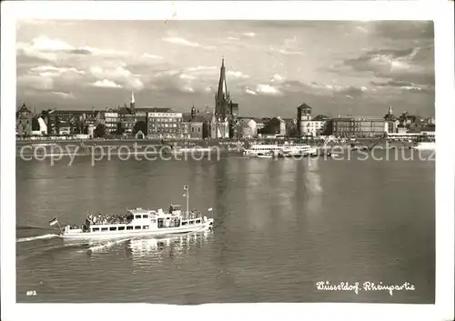 Duesseldorf Rheinpartie Faehre  Kat. Duesseldorf