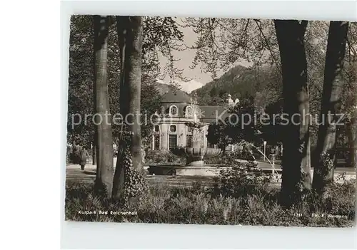 Bad Reichenhall Kurpark Brunnen Kat. Bad Reichenhall