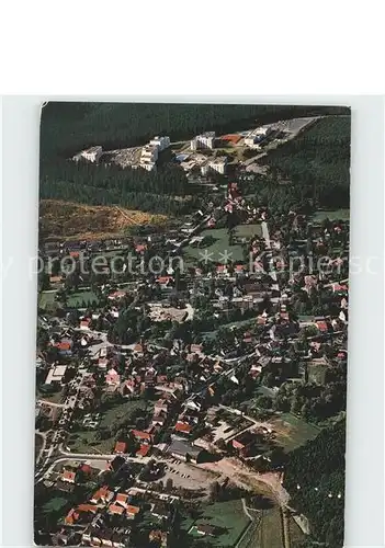 Hahnenklee Bockswiese Harz Fliegeraufnahme Ferienpark Kat. Goslar