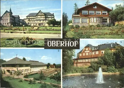 Oberhof Thueringen Cafe Luisensitz Ferienheim Stachanow Kat. Oberhof Thueringen