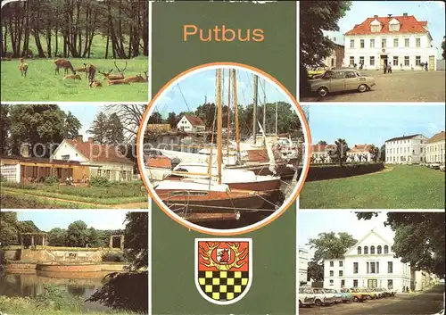 Putbus Ruegen Lauterbach Hafen Rosencafe Theater Kat. Putbus