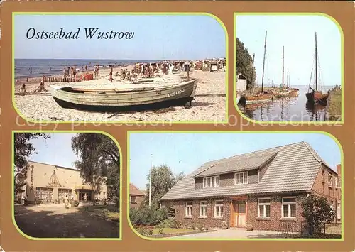 Wustrow Ostseebad Strand Hafen Ferienheim Birkenhof Kat. Ostseebad Wustrow