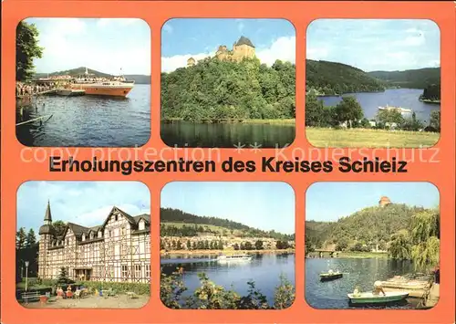 Saalburg Saale Anlegestelle Essbach Kuensdorfer Bucht Kat. Saalburg Ebersdorf