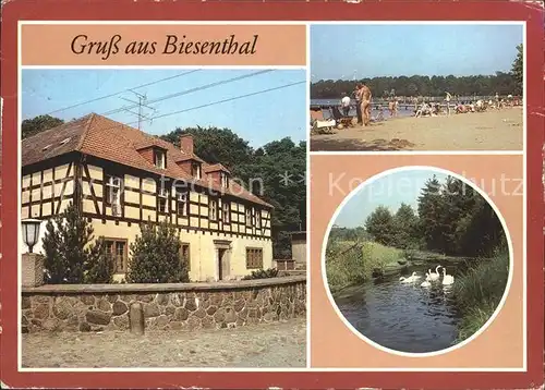 Biesenthal Bernau Finow Grosser Wukensee Kat. Biesenthal Bernau