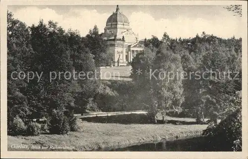 Goerlitz Sachsen Ruhmeshalle Kat. Goerlitz