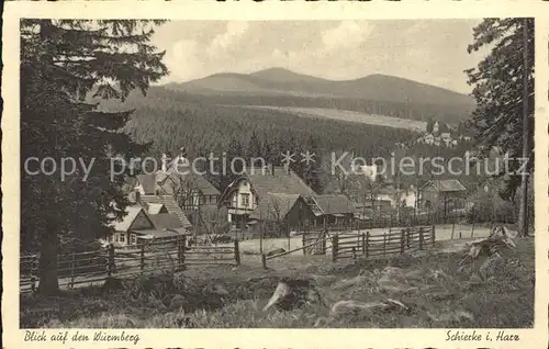 Schierke Harz Wurmberg Kat. Schierke Brocken