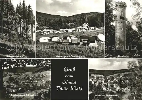 Ilmtal Meyersgrund Campingplatz Kickelhahn Schwalbenstein  Kat. Ilmtal