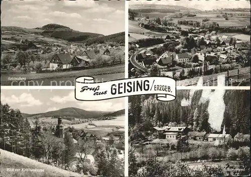 Geising Erzgebirge Geisingberg Kohlhaukuppe Geisinggrund Kat. Geising Osterzgebirge