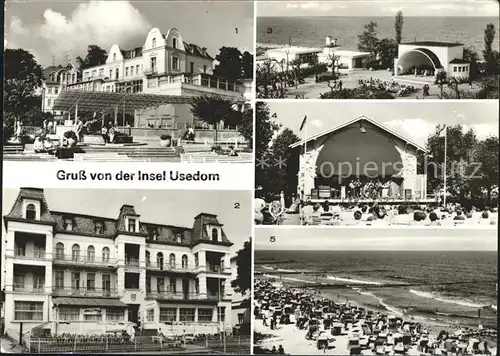 Usedom Bansin Heringsdorf Zinnowitz Ahlbeck Koserow  Kat. Usedom