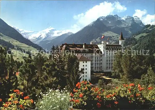 Gstaad Palace Hotel Oldenhorn Staldenfluehe  Kat. Gstaad