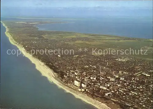 Westerland Sylt Fliegeraufnahme Kat. Westerland