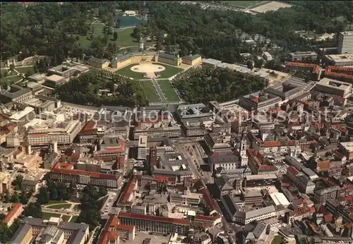 Karlsruhe Baden Fliegeraufnahme