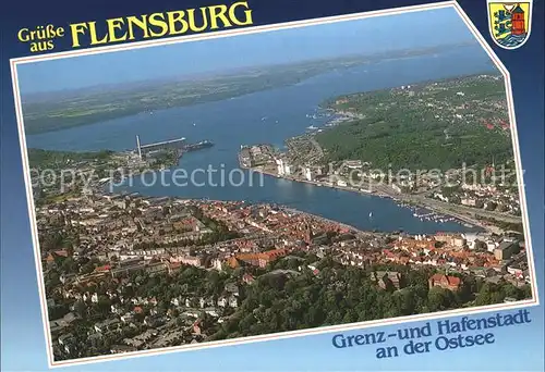 Flensburg Fliegeraufnahme Kat. Flensburg