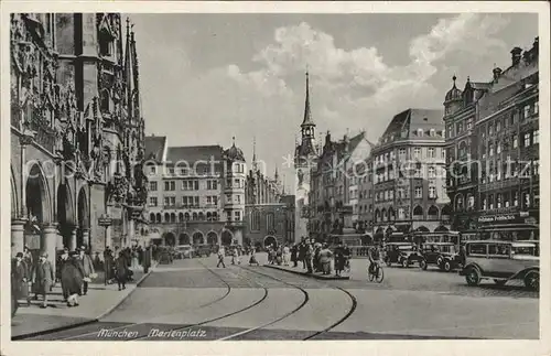 Muenchen Marienplatz Kat. Muenchen