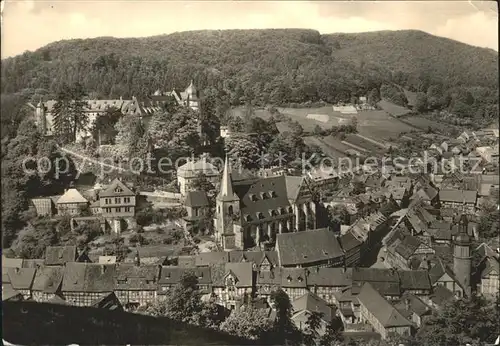 Stolberg Harz Blick von der Lutherbuche Kat. Stolberg Harz