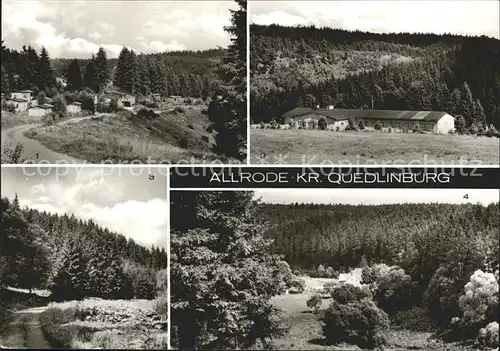 Allrode Bungalow Siedlung FDGB Erholungsheim Hermann Duncker Luppbodetal Luppbodemuehle Kat. Allrode