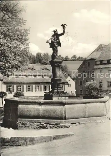 Lauenstein Erzgebirge Falknerbrunnen Kat. Geising