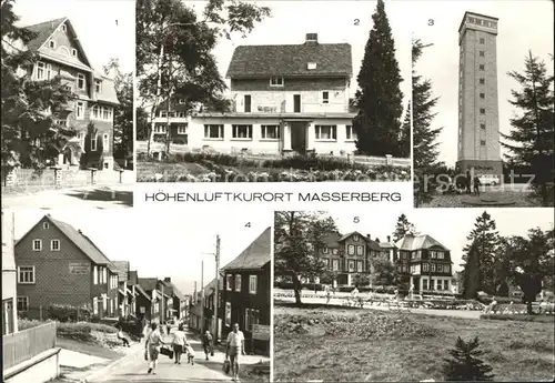 Masserberg Augenheilstaette Dr Georg Lenz Rennsteigwarte Ernst Thaelmann Str Hotel Kurhaus im Kurpark Kat. Masserberg