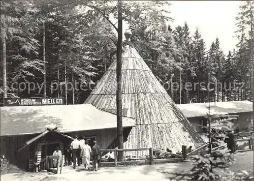 Sosa Erzgebirge Konsum Gaststaette Meiler an der Talsperre des Friedens Kat. Sosa