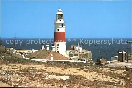 Gibraltar Europa Point Punta de Europa Leuchtturm Kat. Gibraltar