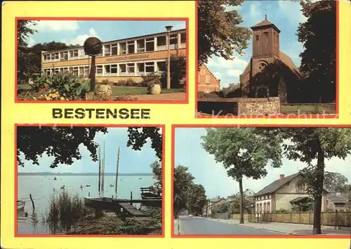 Bestensee Oberschule Kirche Paetzer Vordersee Hauptstrasse Kat. Bestensee