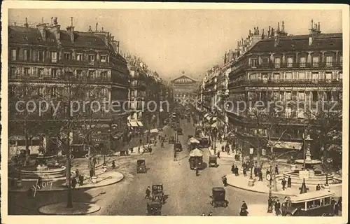 Paris Avenue de l`Opera  Kat. Paris