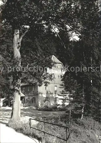 Schellerhau HOG Putzmuehle Gaststaette / Altenberg /Saechsische Schweiz-Osterzgebirge LKR