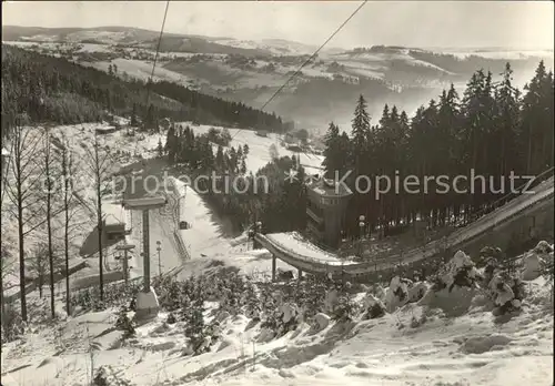 Klingenthal Vogtland Grosse Aschberg Schanze Skispringen Wintersportplatz Kat. Klingenthal Sachsen