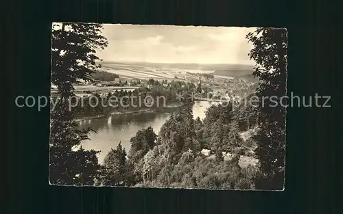 Guentersberge Panorama Blick auf den Bergsee Kat. Guentersberge