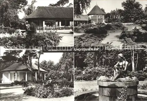 Kuehlungsborn Ostseebad Konzertgarten Skulptur Kat. Kuehlungsborn