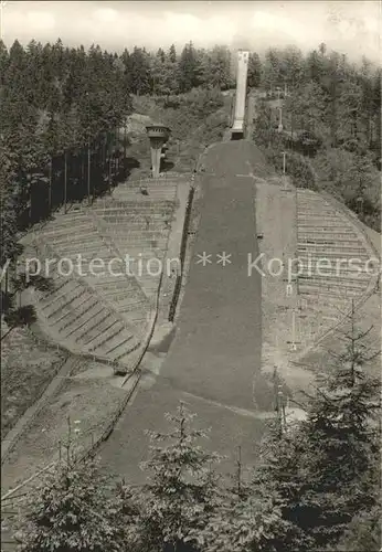 Klingenthal Vogtland Grosse Aschberg Schanze Skispringen Kat. Klingenthal Sachsen