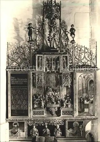 Creglingen Niederlaendischer Altar Herrgottskirche Kat. Creglingen