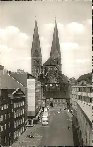 Luebeck Schrangenfreiheit mit St Marien Kat. Luebeck