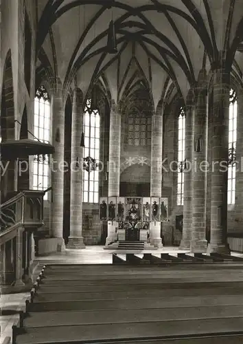 Weissenburg Bayern Andreaskirche Inneres Kat. Weissenburg i.Bay.